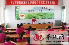 海垦乌石农场举办茶叶加工技术培训班