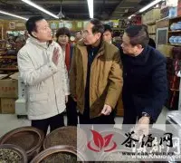 福建省委书记尤权走进北京马连道茶叶市场