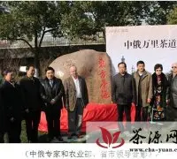 万里茶道起点纪念碑在武汉揭幕