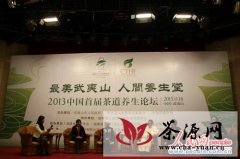 “2013中国首届茶道养生论坛”在武夷山市举办