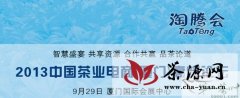2013中国茶业电商高峰论坛厦门站隆重启动