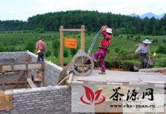 凤冈县中国西部茶海之心景区建设如火如荼