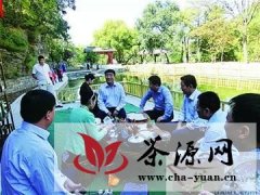 立泰山品茶宣传活动在灵岩寺举行