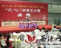 2011年重庆茶博会：重庆美女pk湖南黑茶茶艺师