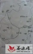 勐海茶山地图-勐海茶山手描地图