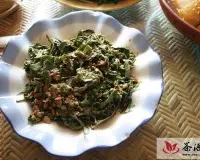 普洱茶食用：水豆豉拌茶