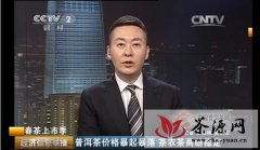 CCTV2【经济信息联播】普洱茶春茶价格暴起暴落、茶农茶商盼稳定
